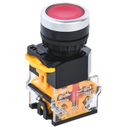 IEK Кнопка управления D8-11T d=22мм 1з+1р с фиксацией красная