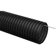 IEK Труба гофрированная ПНД d=16мм с зондом черная (50м)