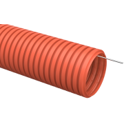 IEK Труба гофрированная ПНД d=16мм с зондом оранжевая (100м)