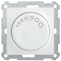 IEK Светорегулятор поворотный с индикацией СС10-1-1-Б 600Вт BOLERO белый