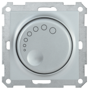 IEK Светорегулятор поворотный с индикацией СС10-1-1-Б 600Вт BOLERO серебряный
