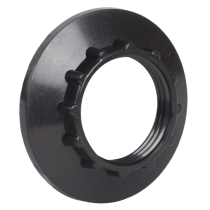 IEK Кольцо абажурное КП14-К01 к патрону Е14 пластик черный (индивидуальный пакет)