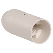IEK Патрон подвесной Ппл14-02-К02 пластик Е14 белый (50шт) (стикер на изделии)