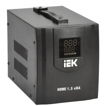 IEK Стабилизатор напряжения переносной HOME 1,5кВА (СНР1-0-1,5) - IVS20-1-01500