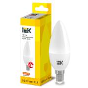 IEK Лампа светодиодная ALFA C35 свеча 10Вт 230В 3000К E14