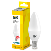 IEK Лампа светодиодная ALFA C35 свеча 10Вт 230В 4000К E14