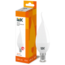 IEK Лампа светодиодная CB35 свеча на ветру 5Вт 230В 3000К E14