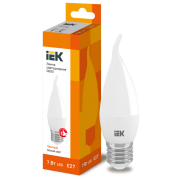 IEK Лампа светодиодная CB35 свеча на ветру 7Вт 230В 3000К E27