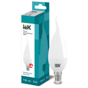 IEK Лампа светодиодная CB35 свеча на ветру 7Вт 230В 4000К E14