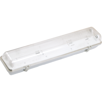 IEK Светильник пылевлагозащищенный ЛСП3901А ABS/PS 2х18Вт IP65 - LLSP2-3901A-2-18-K03