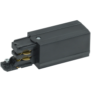 IEK Кабельный ввод (подвод питания) правый для трехфазного осветительного шинопровода черный