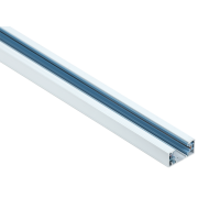 IEK Шинопровод осветительный однофазный 1,5м белый в комплекте c токовводом и заглушкой