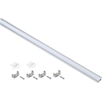 IEK Профиль алюминиевый для светодиодной ленты 2207 встраиваемый трапециевидный 2м с комплектом аксессуаров (опал)