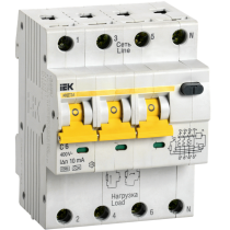 IEK Автоматический выключатель дифференциального тока АВДТ34 C6 10мА