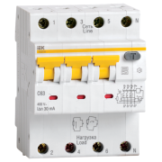 IEK Автоматический выключатель дифференциального тока АВДТ34 C10 10мА