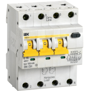 IEK Автоматический выключатель дифференциального тока АВДТ34 C16 100мА