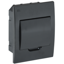 IEK KREPTA 3 Корпус пластиковый ЩРВ-П-6 IP41 черная дверь черный