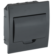 IEK KREPTA 3 Корпус пластиковый ЩРВ-П-8 IP41 черная дверь черный