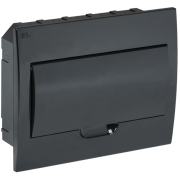 IEK KREPTA 3 Корпус пластиковый ЩРВ-П-12 IP41 черная дверь черный