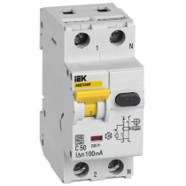 IEK Автоматический выключатель дифференциального тока АВДТ32EM C50 100мА