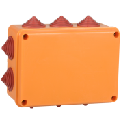 IEK Коробка распаячная огнестойкая ПС 150х110х70мм 4P 6мм2 IP55 10 вводов