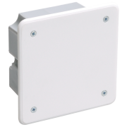 IEK Коробка распаячная КМ41021 92х92x45мм для полых стен (с саморезами, металлические лапки, с крышкой)