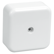 IEK Коробка распаячная КМ41206-01 для открытой проводки 50х50х20мм белая (4 клеммы 3мм2)