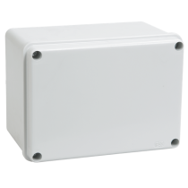 IEK Коробка распаячная КМ41261 для открытой проводки 150х110х85мм IP44 (RAL 7035, гладкие стенки)
