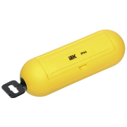 IEK Бокс для защиты кабельного соединения IP44 желтый
