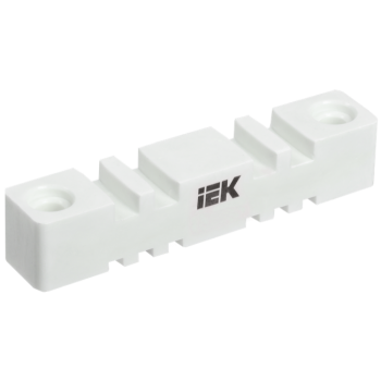 IEK Изолятор шинный плоский ИШП 2P для шин 5мм и 10мм 180мм - YIS40-2-180