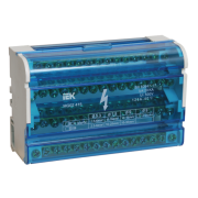 IEK Шины на DIN-рейку в корпусе (кросс-модуль) ШНК 4х15 3L+PEN