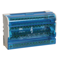 IEK Шины на DIN-рейку в корпусе (кросс-модуль) ШНК 4х15 3L+PEN